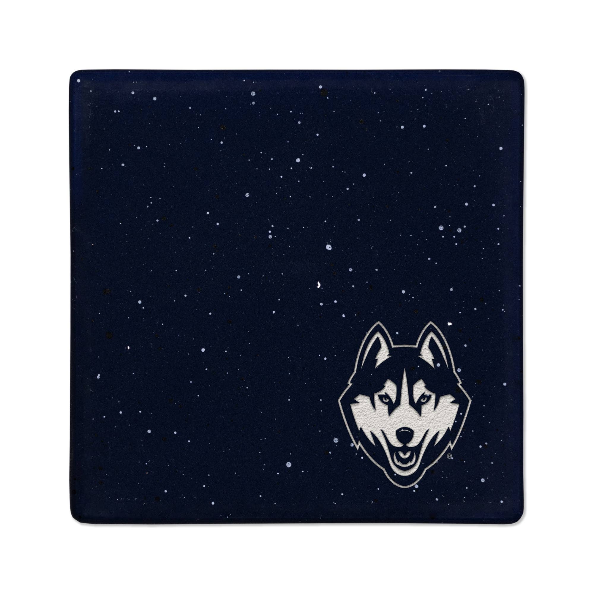 Rico Industries - Wholesale Coasters - NCAA  Connecticut Huskies - UCONN Navy Laser Engr.   Coaster0