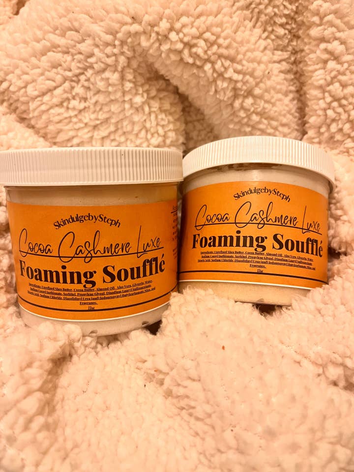Pacchetto Soufflé schiumogeno Luxe Cocoa Cashmere per la vendita all'ingrosso da parte di SkindulgebySteph