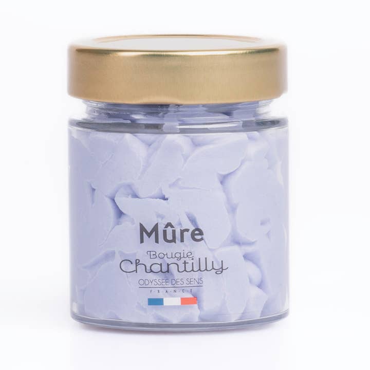 Brombeere - Gourmand Chantilly Duftkerze 80g für den Großhandel von ODYSSÉE DES SENS