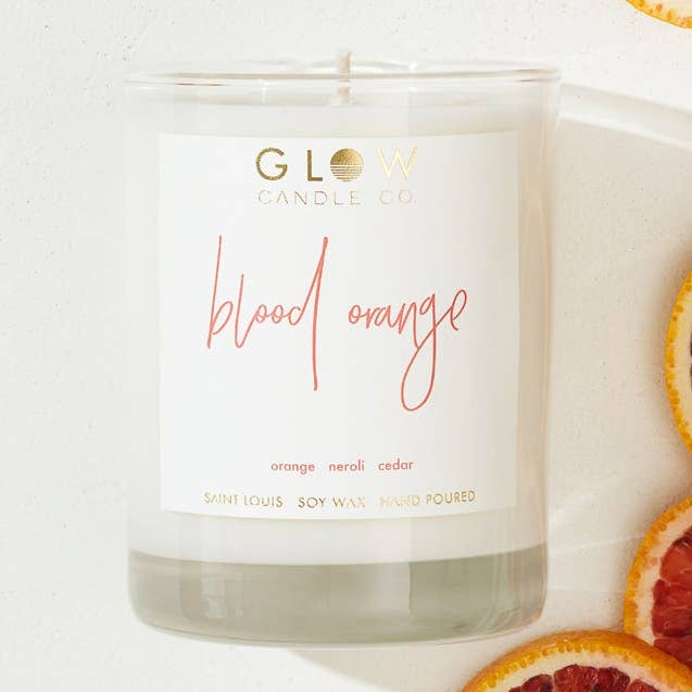 Orange sanguine pour la vente par Glow Candle Co.
