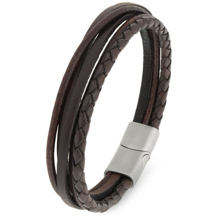 brown Leather bracelet Ifjord for wholesale on Faire1