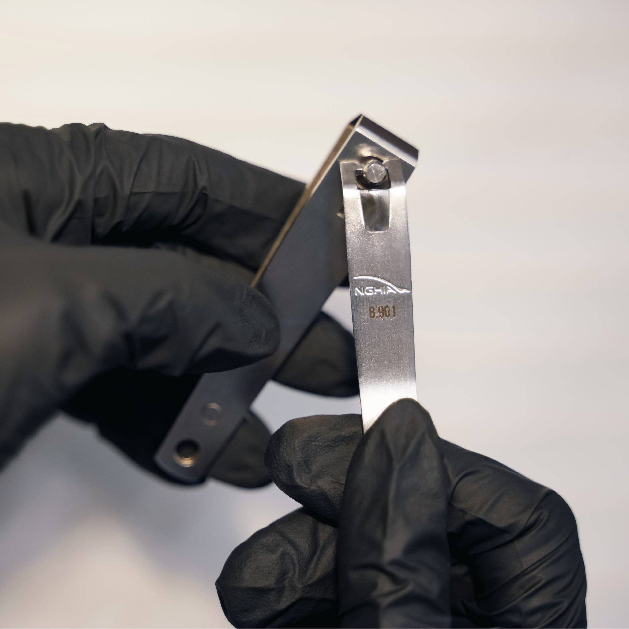 NGHIA - Wholesale Nail Clipper/Scissor - Straight Blade Large Nail Clipper - B-901 (Stainless Steel)3