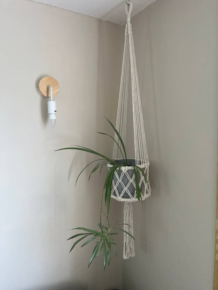 Retro Makramee langer Pflanzenhänger für Körbe für den Großhandel von Macra-Made With Love