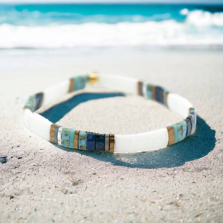 SHORES OF MAINE - Tila Bead Bracelet | Single and other Purchase Wholesale cidre tilo. Free Returns & Net 60 Terms on Faire trending on Faire.