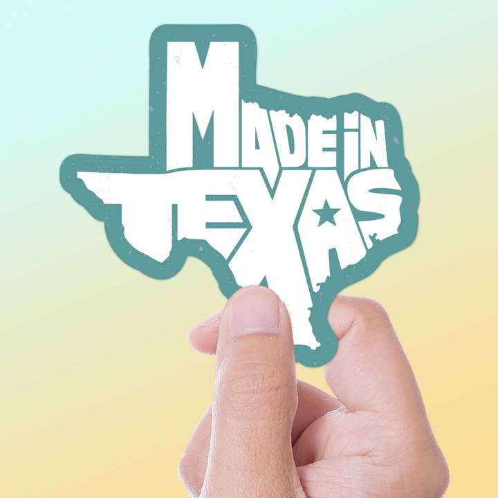 Made in Texas Sticker for wholesale by Sentinel Supply