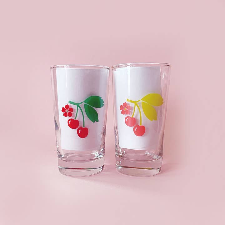 Jack & Joie - Wholesale Drinking Glass/Cup - Cherry Glass
