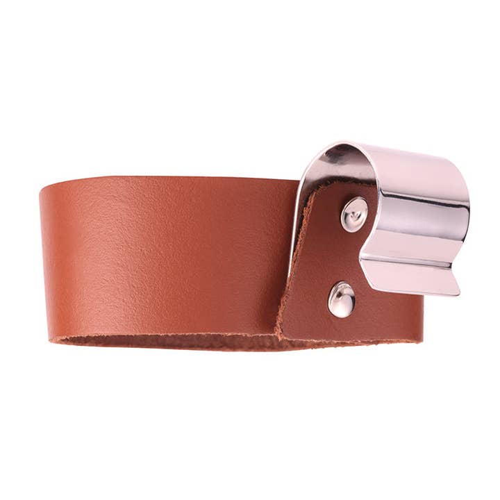 Kikkerland Design Inc - Wholesale Biking Accessories - Leather Bike Cup Holder1