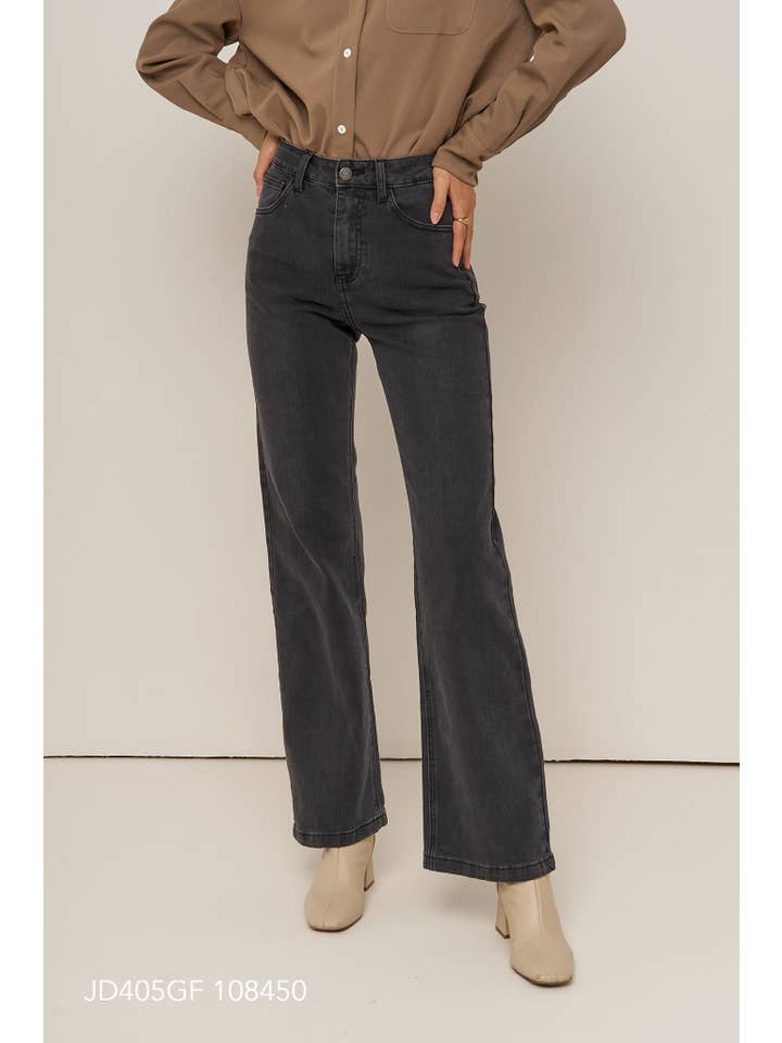 Oraije Paris - Vendita all'ingrosso Jeans - Donna - Jeans Barbara a gamba larga2