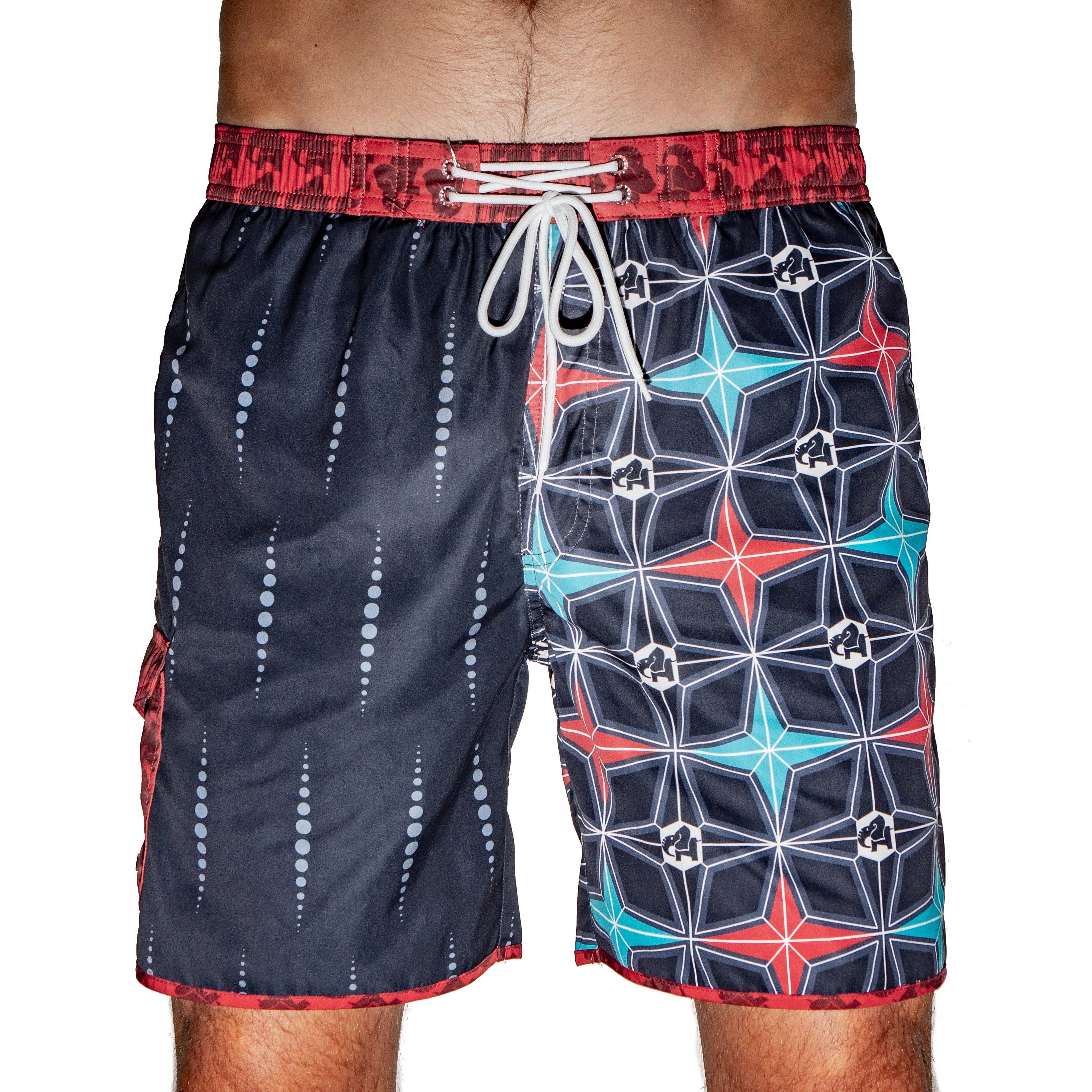 Trunkers – Engroshandel Badeshorts – Mænd – Rockabilly Elefanter *Udsalg, alle salg er endelige*0