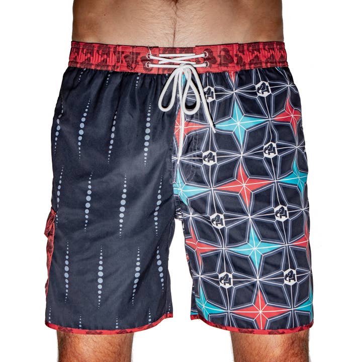 Trunkers – Engroshandel Badeshorts – Mænd – Rockabilly Elefanter *Udsalg, alle salg er endelige*