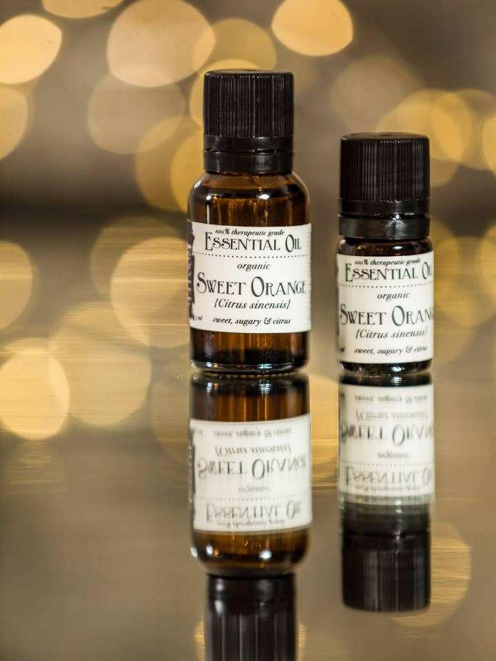 Sweet Orange Essential Oil for wholesale by Rooted Apothecary