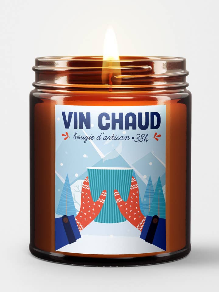 APOTHECARY JAR CANDLE MULLED WINE for wholesale by Zigzag Island