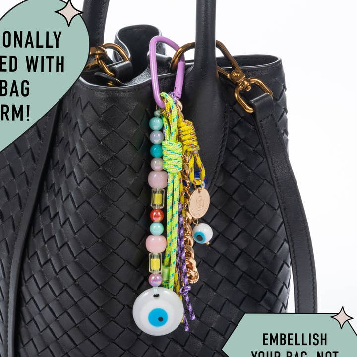 Next Level Neon Bag Charm for wholesale by Miami Chains & Co.