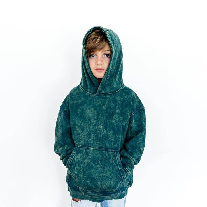 Holland Ave Clothing - Wholesale Hoodie - Kids - Kids Stonewash Hoodie | Boys Fall Hoodie