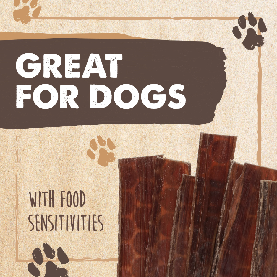 Mighty Paw - Wholesale Pet Treats - Dog - All-Natural Beef Gullet Jerky3