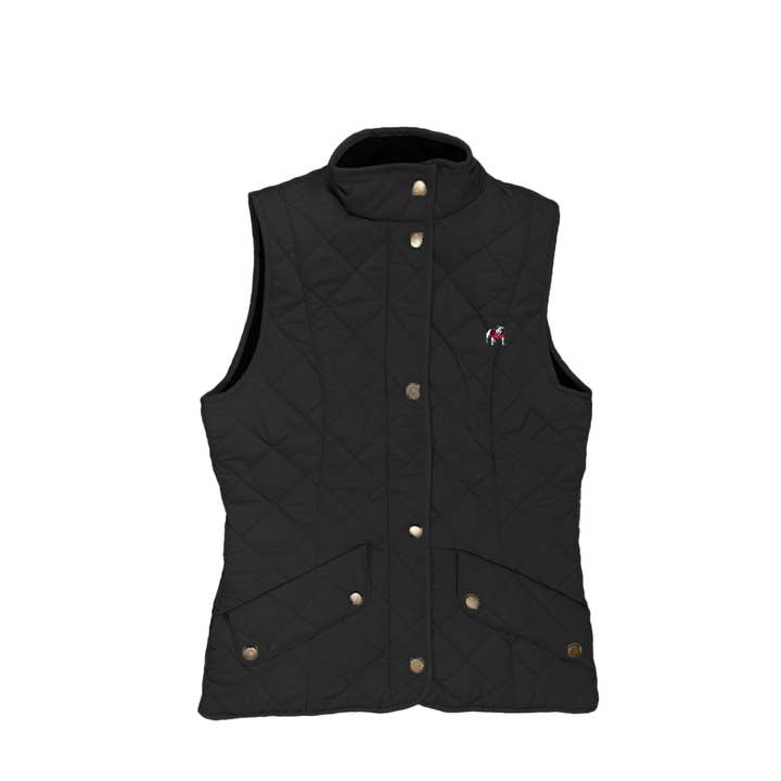 Women's UGA Standing Dawg Classic Quilted Vest for wholesale by Peach State Pride