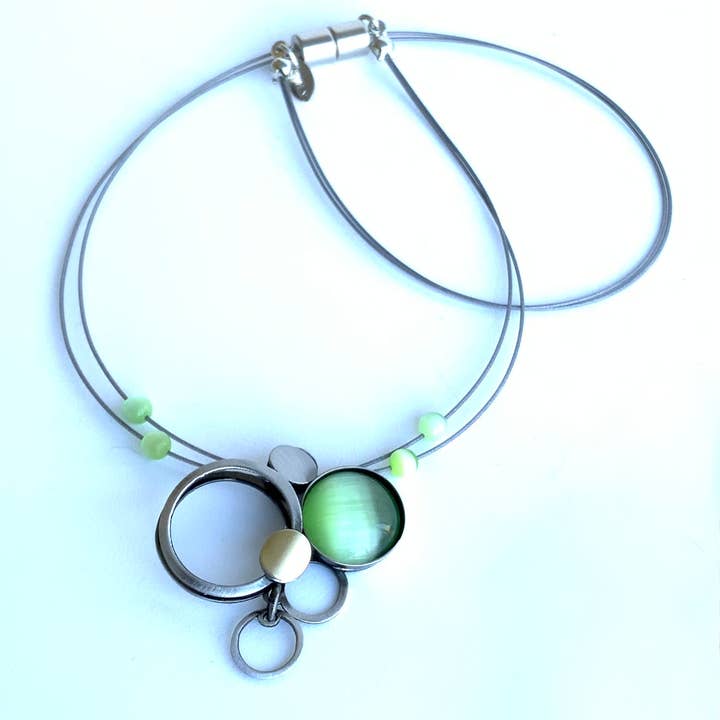 Christophe Poly / Crono Design - Vente Parures de bijoux - ENSEMBLES Préemballés (DFY1) - 6xColliers17'' & Ensembles d'Oreilles & Présentoirs Gratuits1