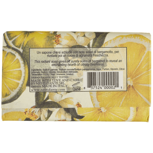 Seifen-Shop - Wholesale Bar Soap - Nesti Dante Soap Il Frutteto Lemon & Bergamot1