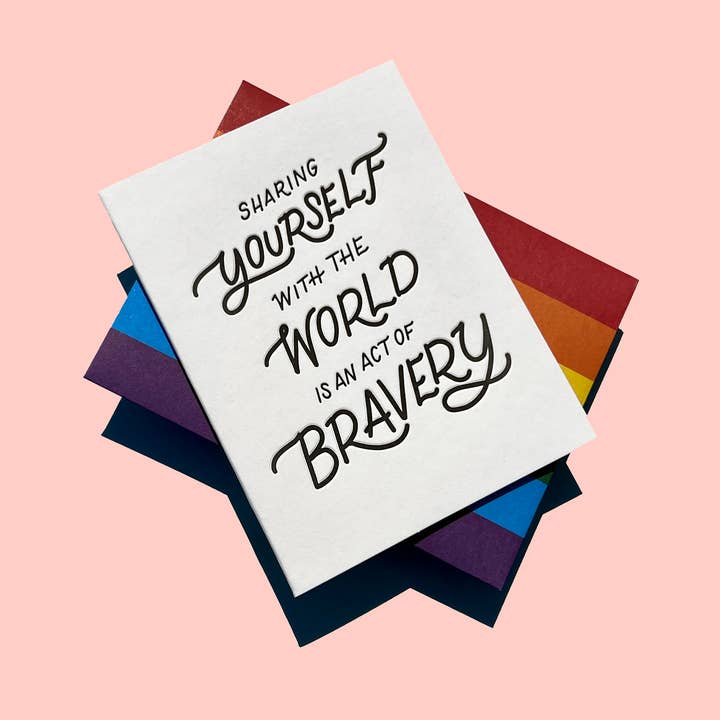 Daad van moed - Pride Card voor wholesale door INK MEETS PAPER