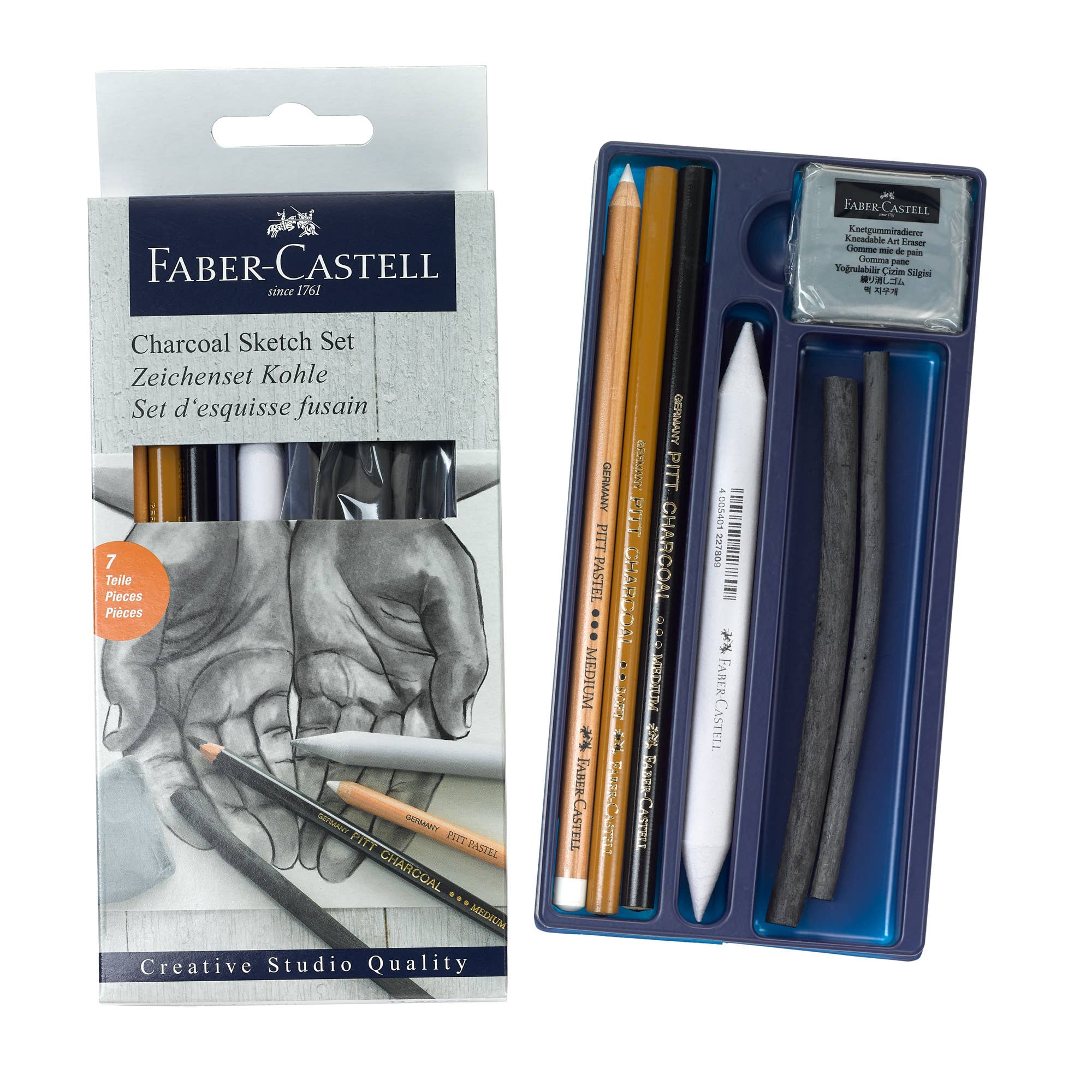 Faber-Castell / Creativity for Kids - Wholesale Sketchbook/Sketchpad - Charcoal Sketch Set for Drawing7