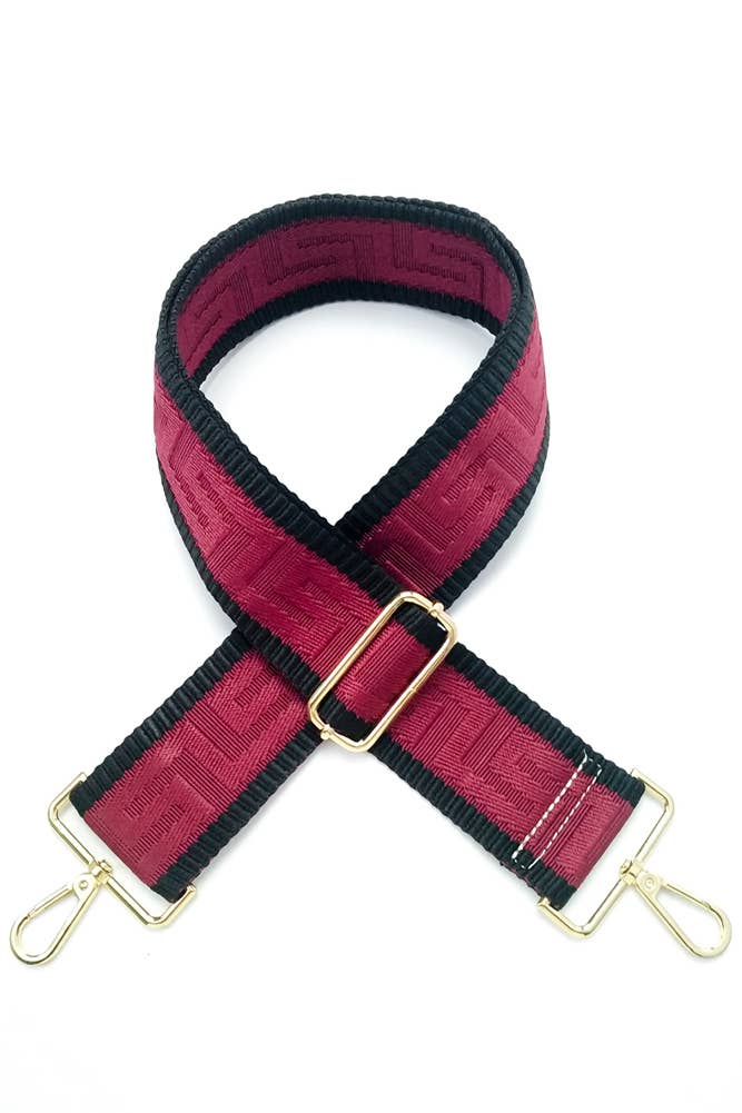 Hana - Vente Sangle pour sac – femme - Sangle pour sac à motif géométrique4