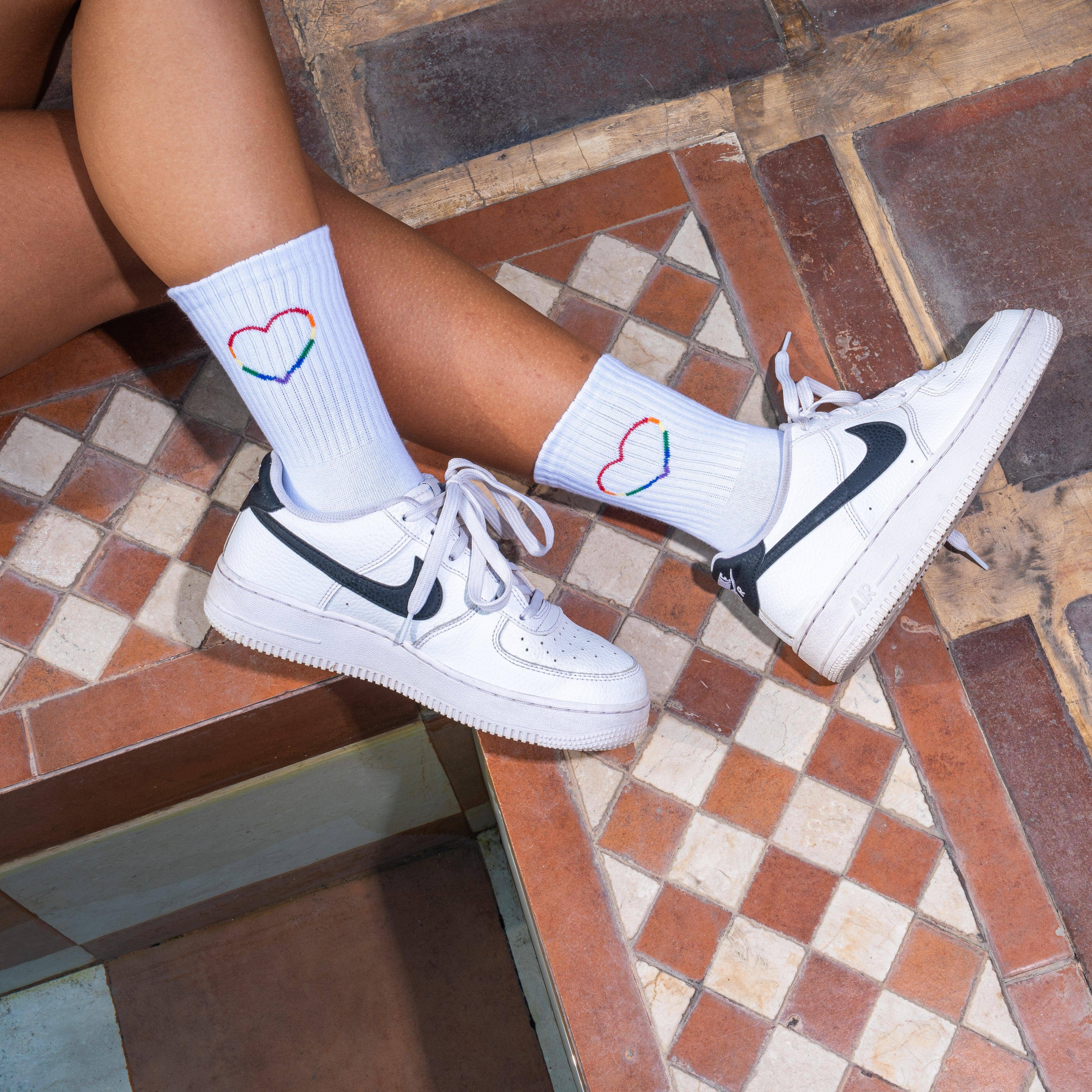 Made By Nami - Vendita all'ingrosso Calzini - Unisex - Set da 3 calzini con stampa arcobaleno5