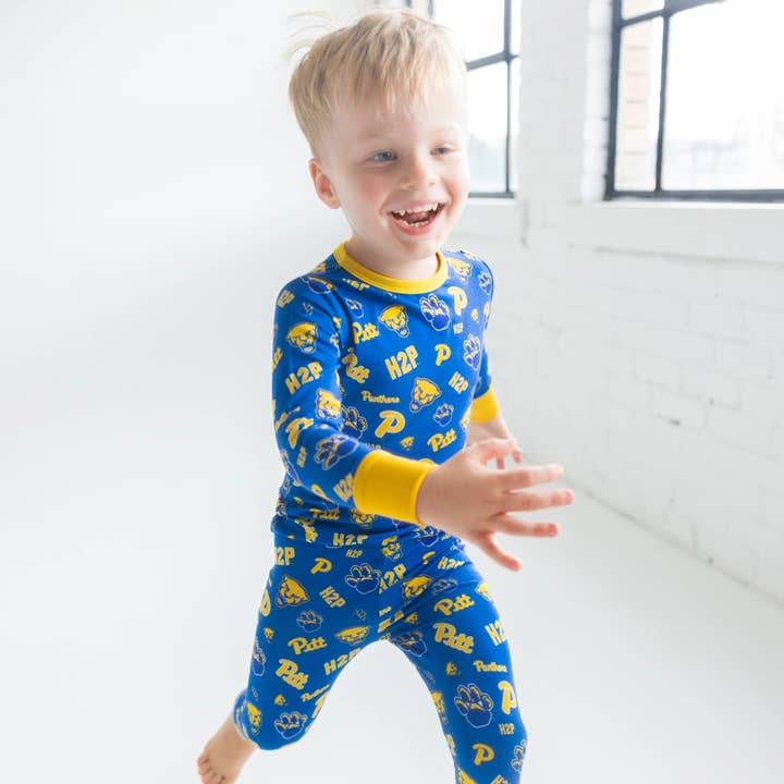 Tailgate Tikes - Wholesale Sleepwear Set - Kids - Pitt Panthers Two-Piece Pajama Set2
