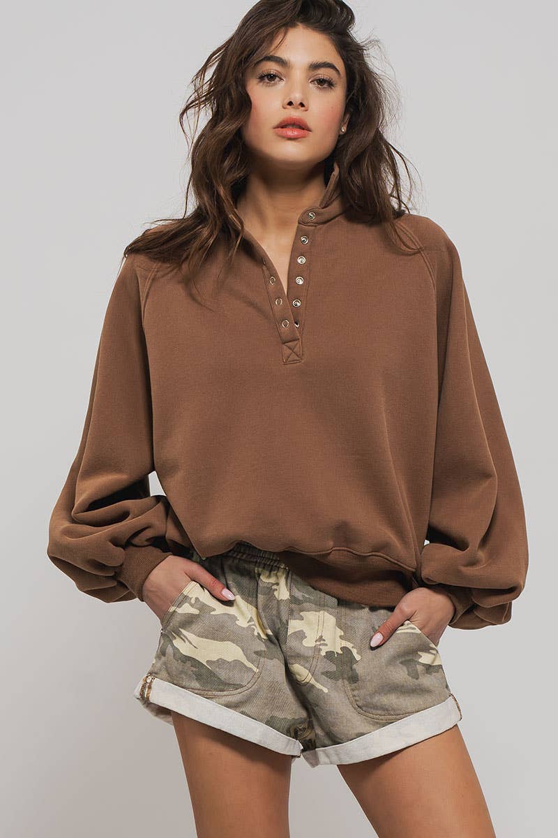 Urban Daizy - Wholesale Shorts - Women's - Spring Elastic Waist Cuffed Print Shorts12