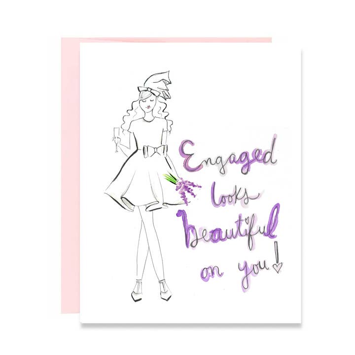 Engaged Looks Beautiful on you! | Bridal Shower for wholesale by Lacee Swan