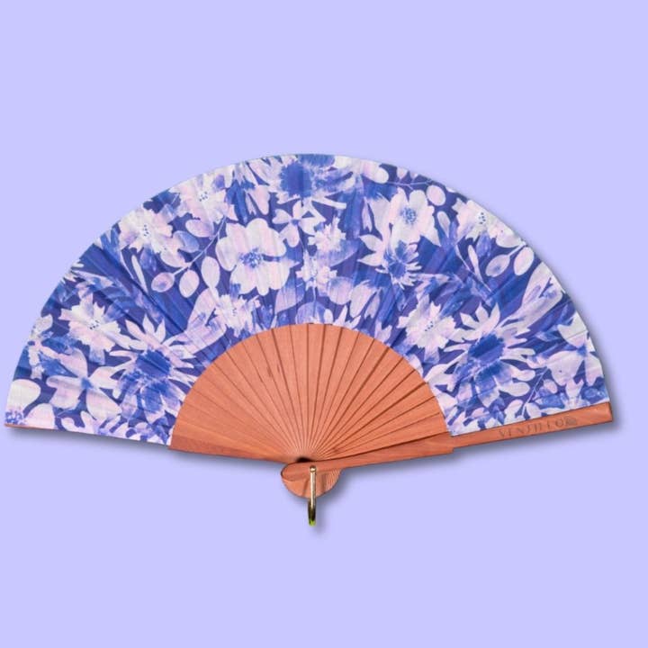 JolieJulie-MaLune-VentiLLo - Wholesale Handheld Folding Fan - Fan 15 Majo Flower