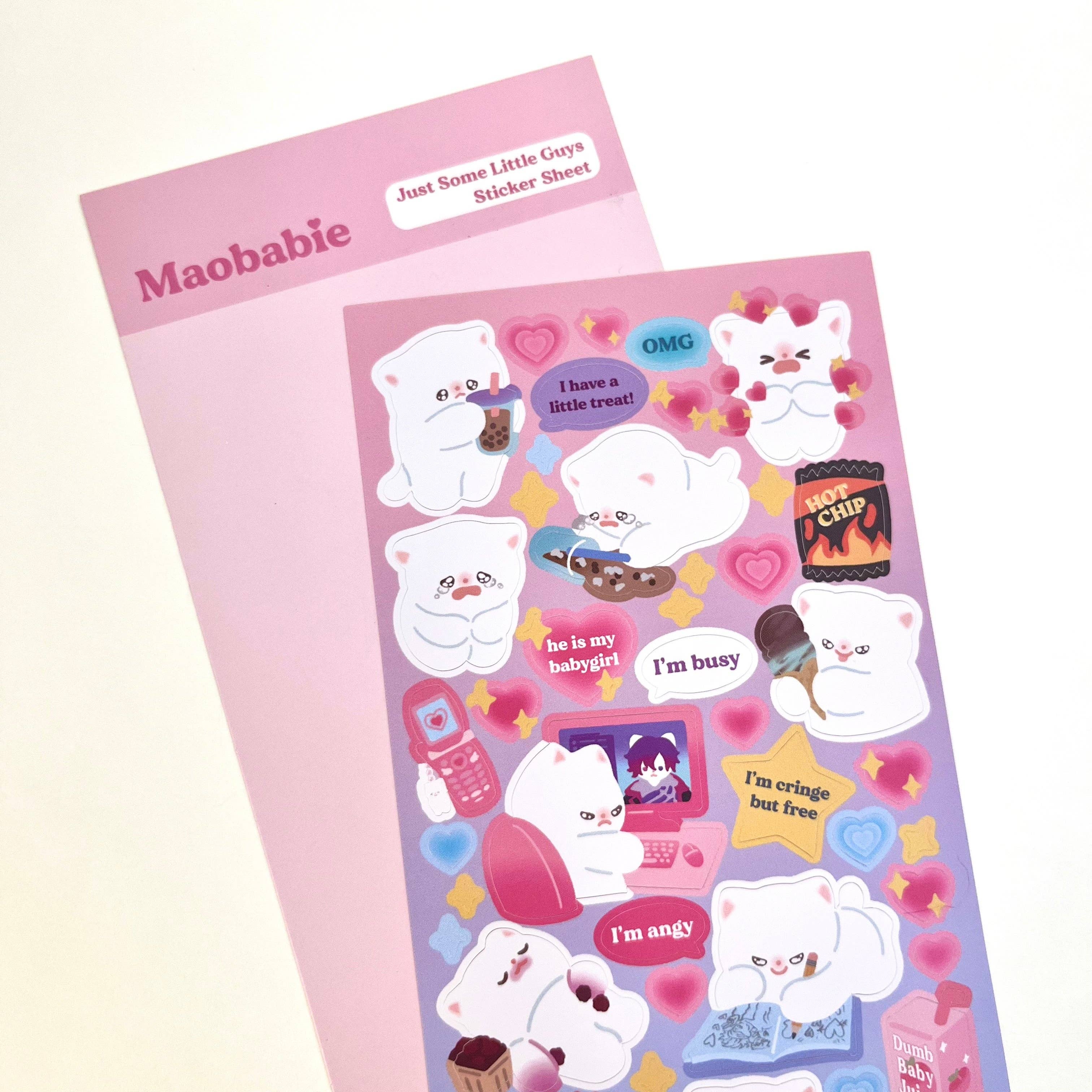 Maobabie - Wholesale Sticker - Sticker Sheet - Just Some Little Guys6