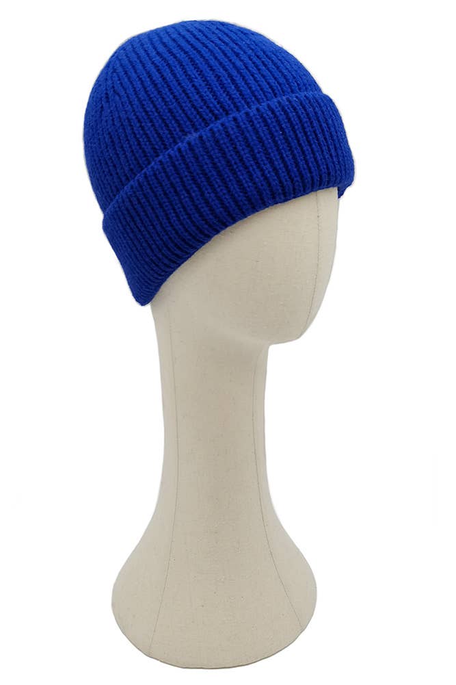 Hana - Wholesale Beanie - Women's - Solid Color Ribbed Knit Cuff Beanie9