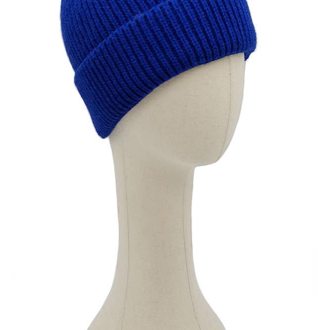 Hana - Wholesale Beanie - Women's - Solid Color Ribbed Knit Cuff Beanie9