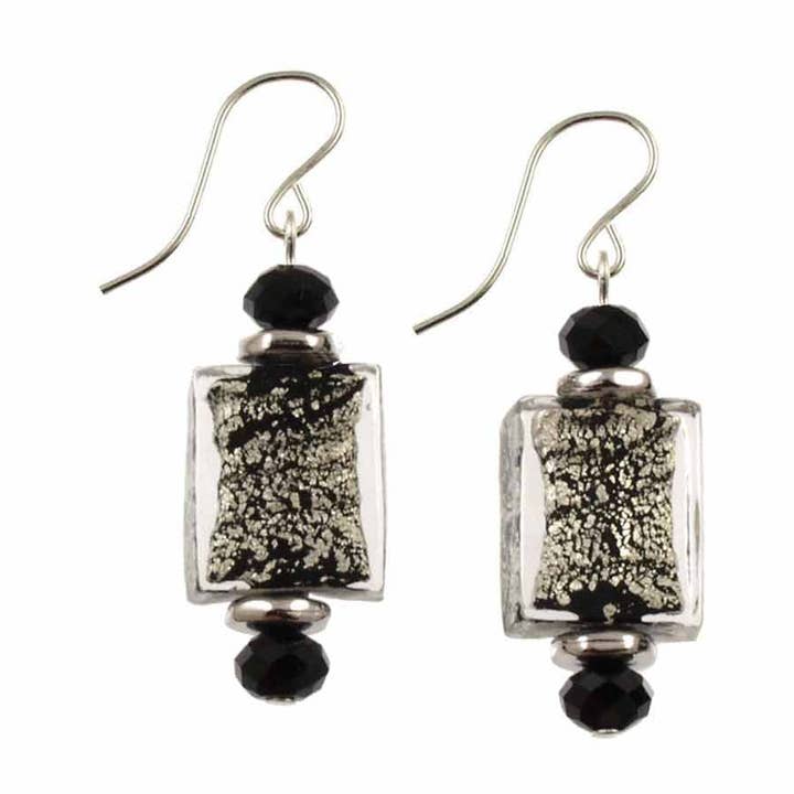 Pendiente rectangular Midnight Magic SE-271 para venta al por mayor de Andrea Menghetti