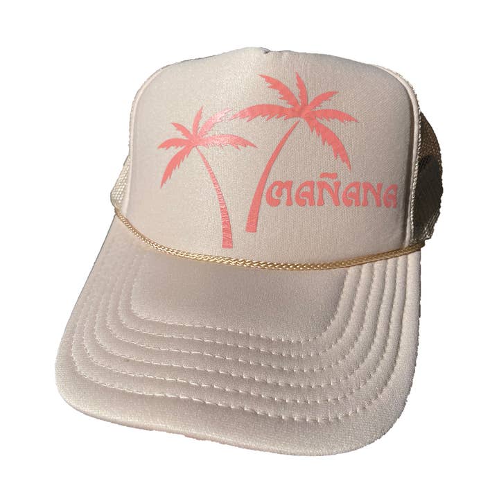 Buffalo Road Hats - Wholesale Trucker Hat - Unisex - Manana tan trucker hat0