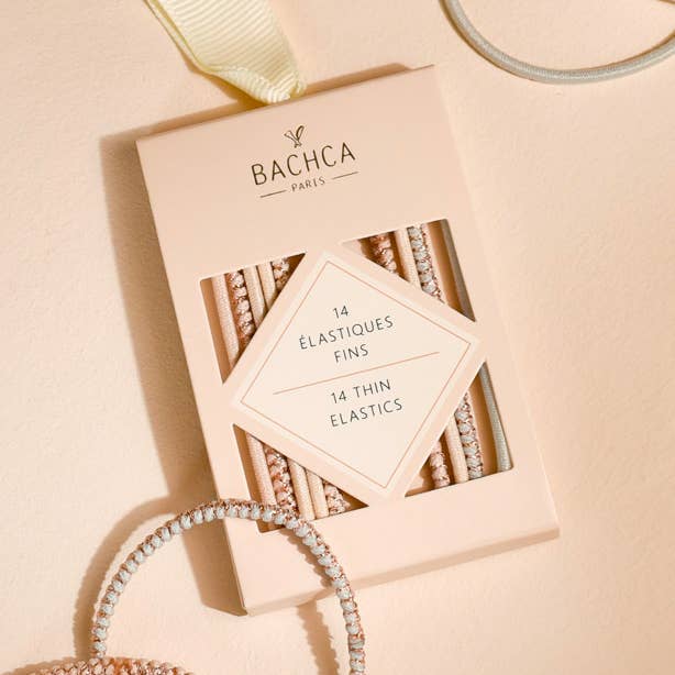 Bachca – wholesale Hair tie – Thin elastic bands x14 colored0