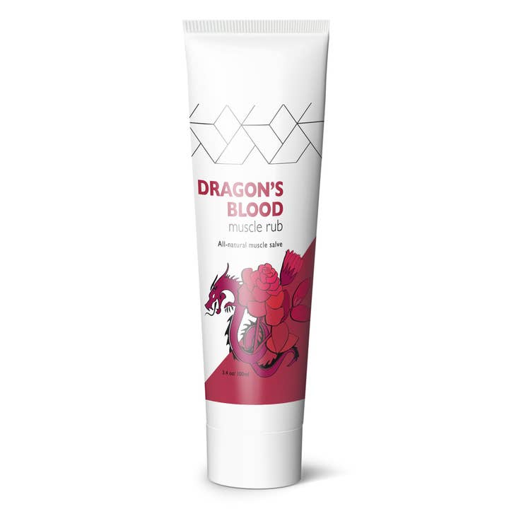 Dragon's Blood Muscle Rub Cream with Arnica: Herbal Massage Balm for Aches and Irritated Skin for wholesale by Monkey Movement