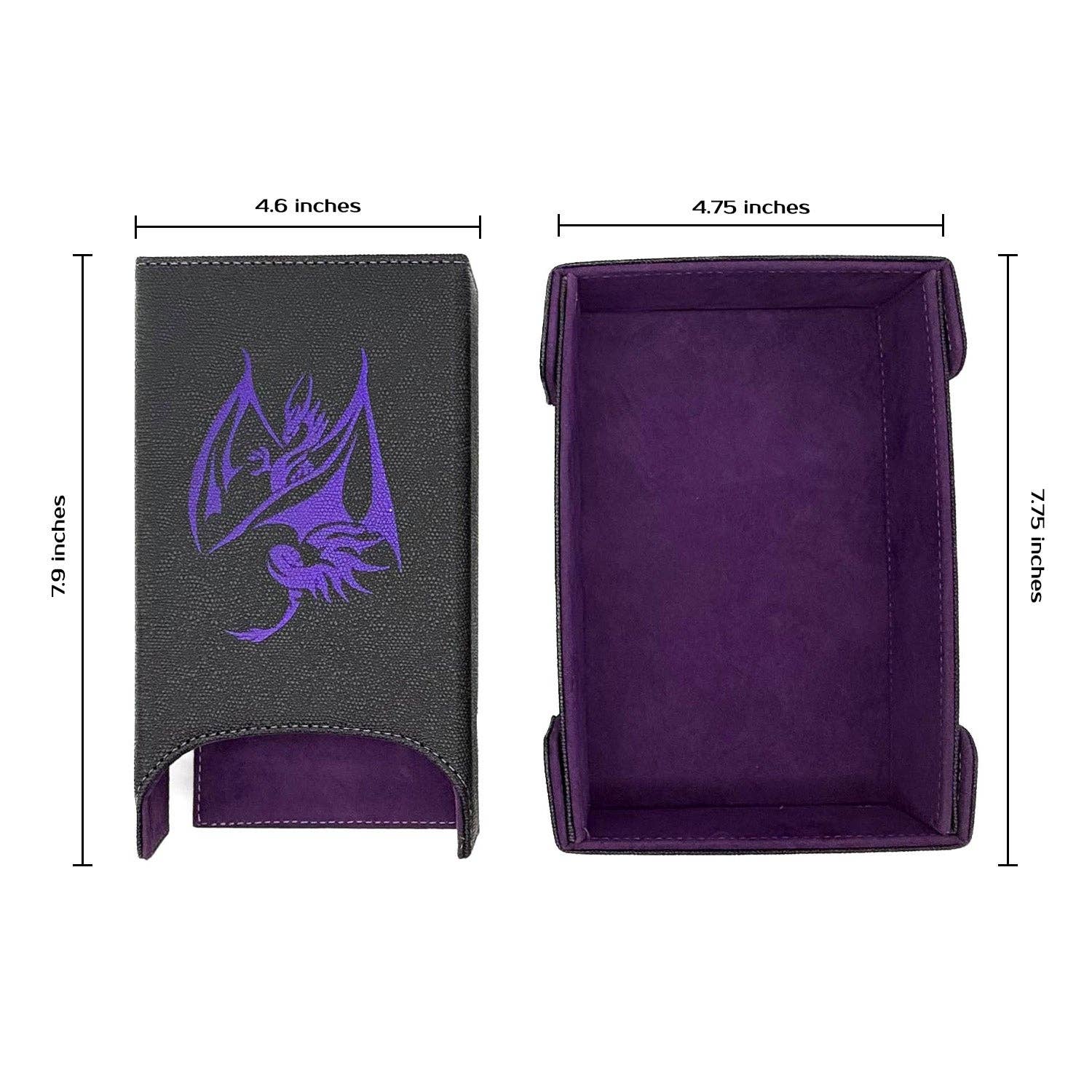 Norse Foundry - Wholesale Dice - Dice Tray / Tower Bundle: Purple Dragon1