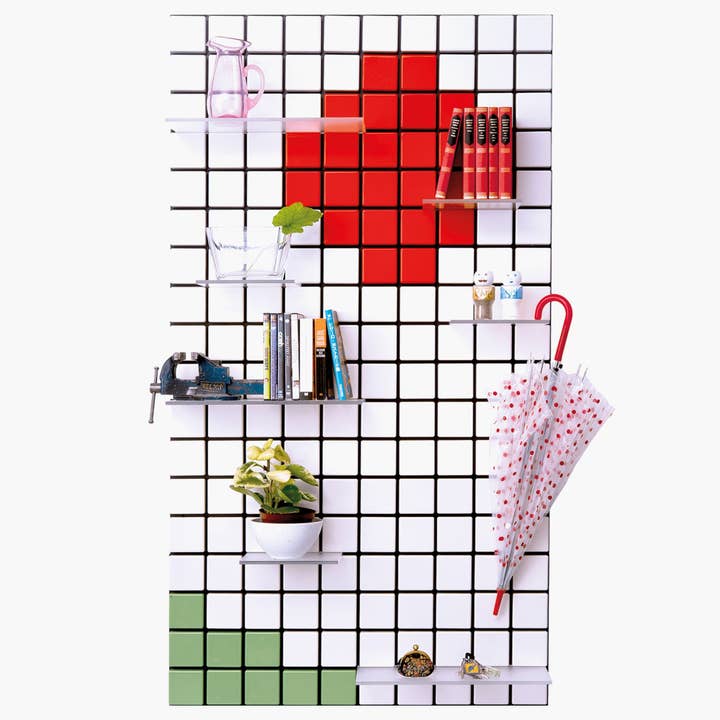 Pellington Design - Wholesale Wall Mounted Shelf - Confetti Monochrome - Pale Green6