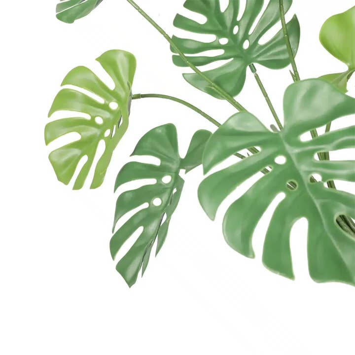 Designer Plants - Wholesale Artificial plant - Artificial Monstera Split Leaf Philodendron Plant Stem 24" UV Resistant (Outdoor Proof)3