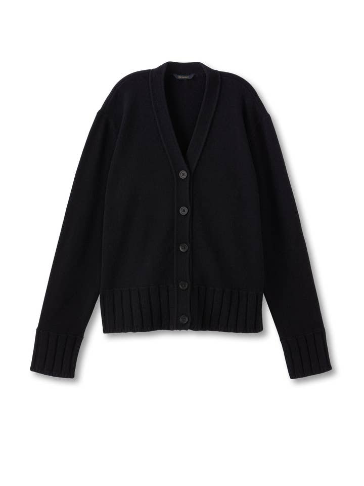 Cashmere-Blend Cardigan Sweater (Black) for wholesale by ON THIS DAY