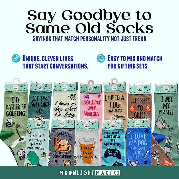 Moonlight Makers - Wholesale Socks – Unisex - I Have No Idea What I'm Doing - Unisex Socks - CLOSEOUT SALE10