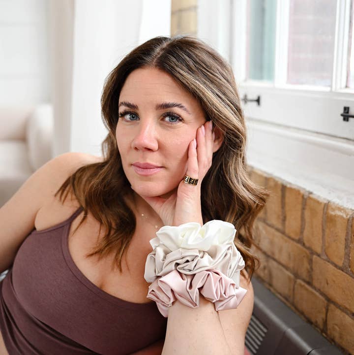 Flirty Pineapple - Wholesale Scrunchie - Women's - Satin Hair Scrunchies - Soft, Protective Hair Tie10