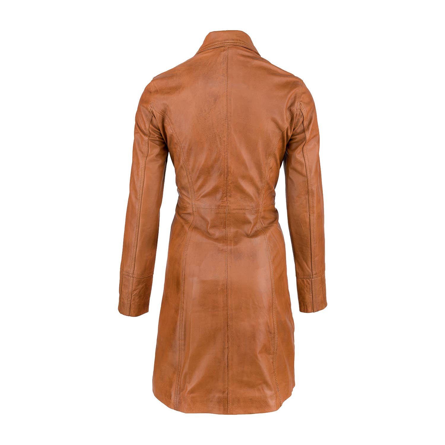 Urban 5884 Amsterdam | Leather jackets – Casaco de couro - Mulher por atacado – Casaco feminino longo Janice Urban 5884 em couro de carneiro verde encerado7