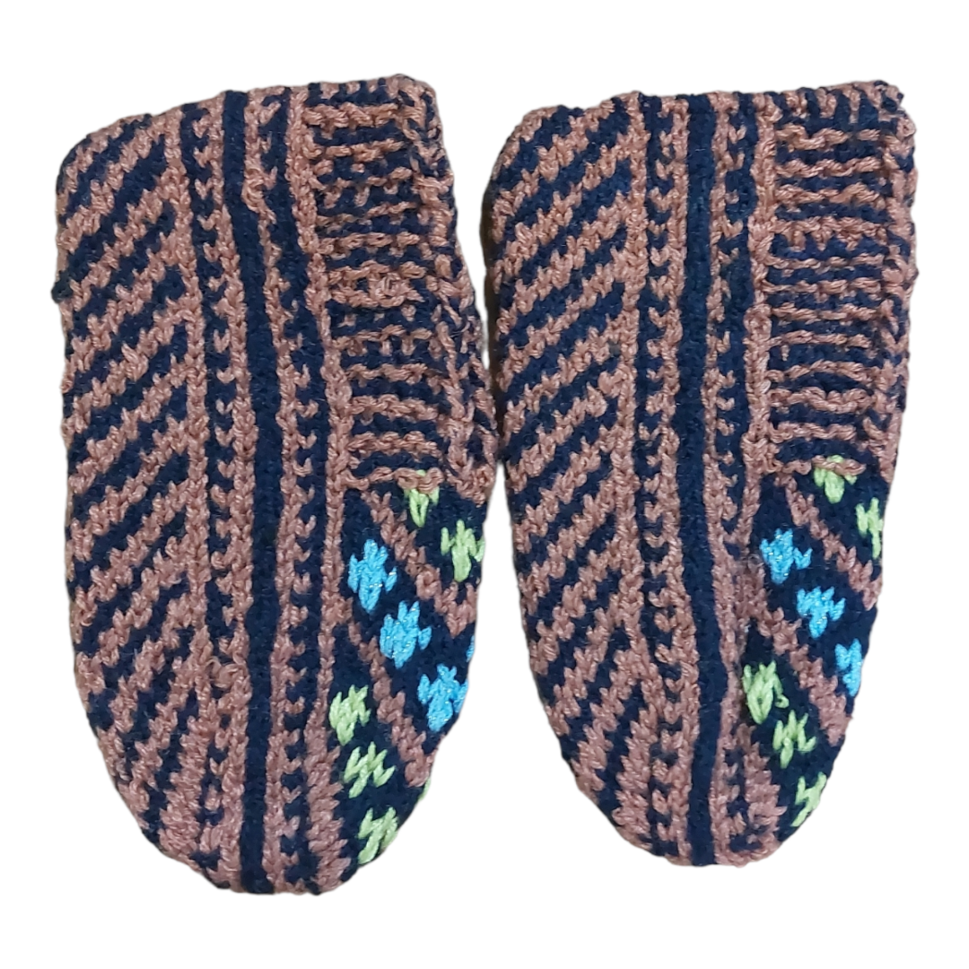 SONNATI - Wholesale Sock Slippers - Unisex - Unisex Wool House Sock Slipper - Brand Name: Zoe (SK 84)25