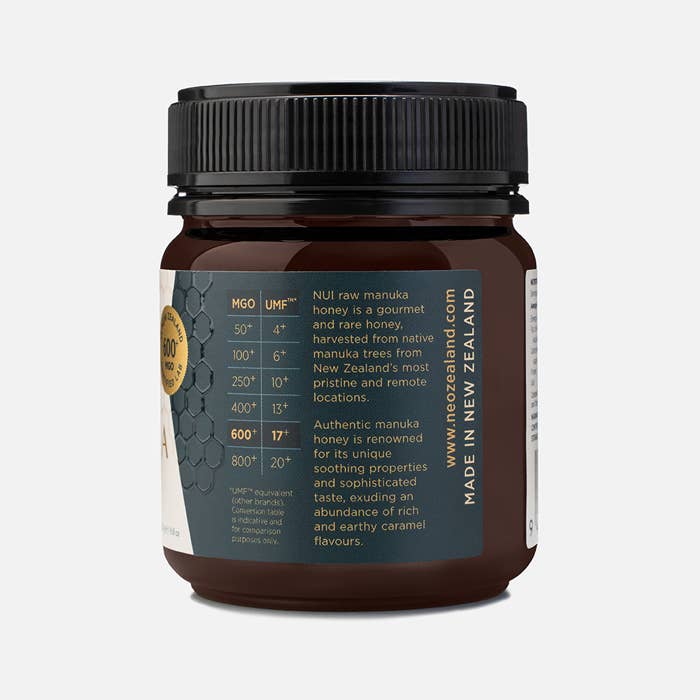 Koru - Wholesale Honey - NUI Manuka Honey MGO 600+ | UMF 17+ | 250g1