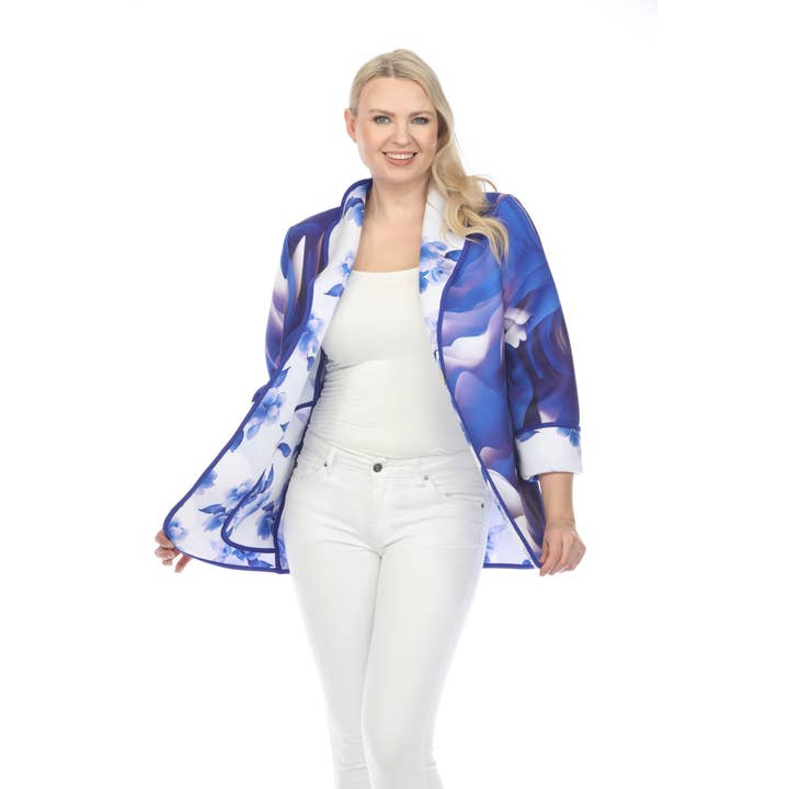 Long Jacket Wave Royal for wholesale on Faire