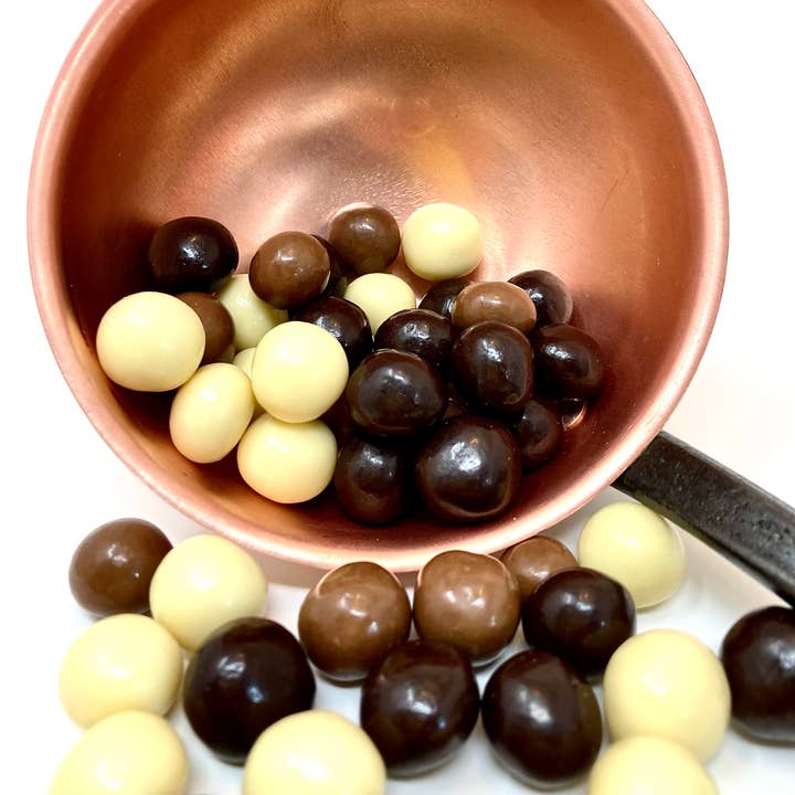 Cocoripop - Venta al por mayor Dulces con chocolate - Bolitas de maíz, con tres chocolates (granel 1 kg)