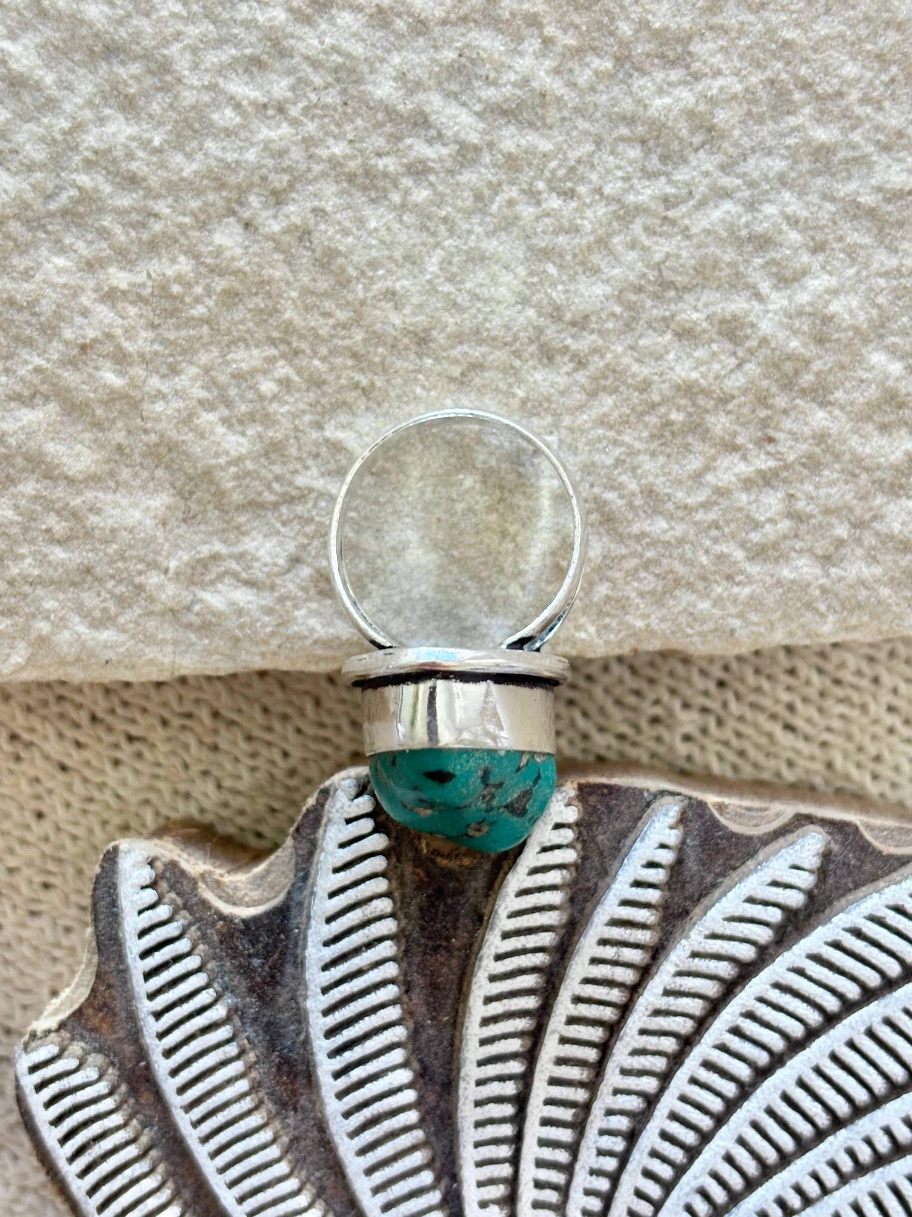 Wild Cactus Co. - Wholesale Cocktail/Statement Ring - TURQUOISE DIVINE RING SIZE 72