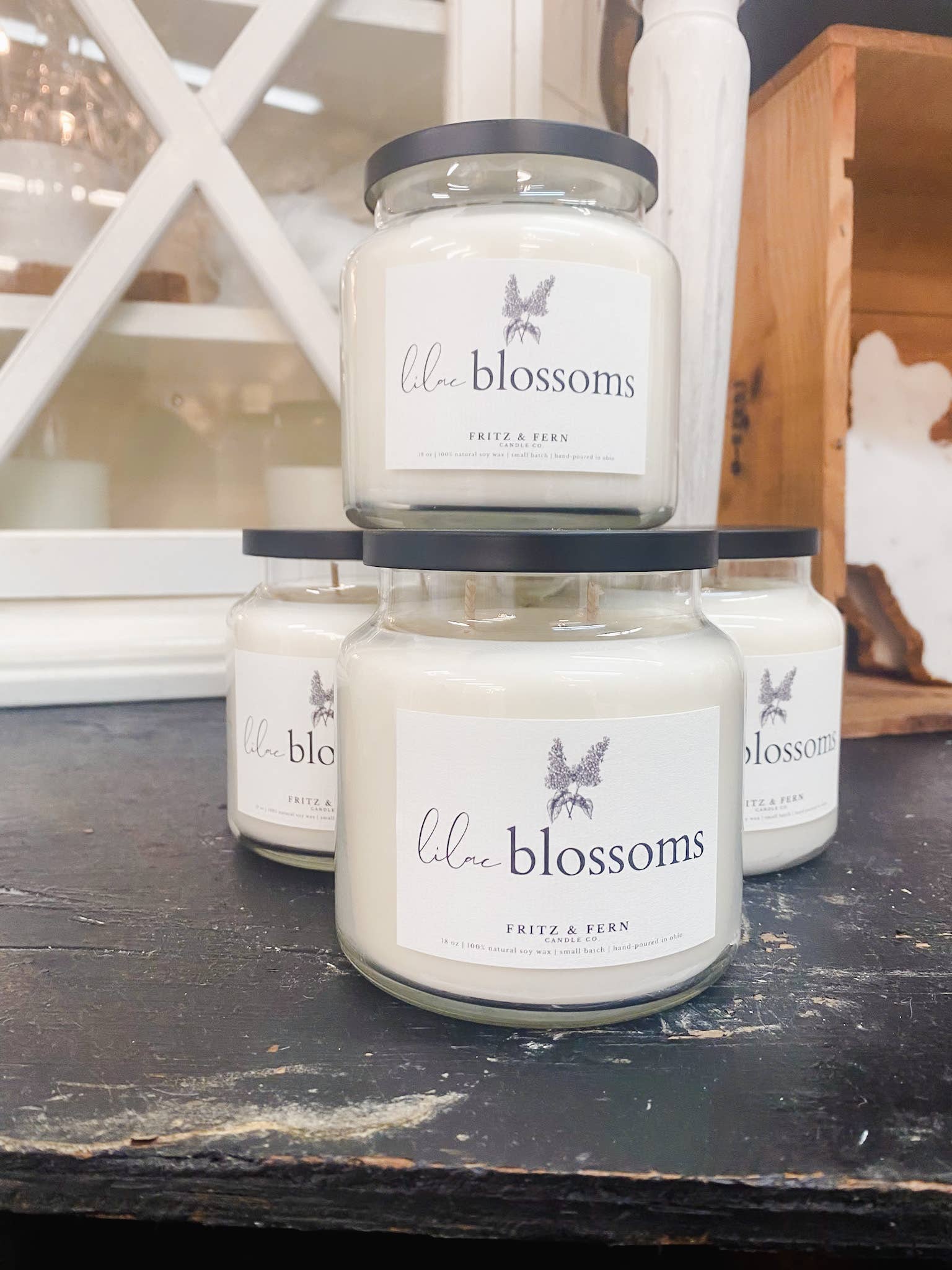 Fritz & Fern Candle Co. - Wholesale Jar/Filled Candle - SPRING SCENT BEST SELLER BOX 3